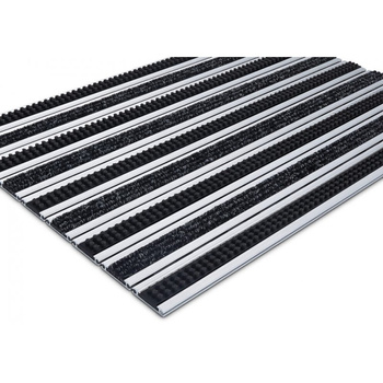 HORALUMATA/12R Mata wycieraczka aluminiowa Junior 12 szczotka + ryps 180x90 cm 12 mm – do wejść wewnętrznych