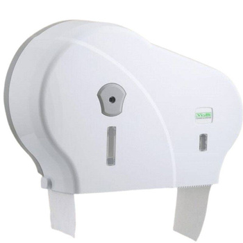 DT.S210B.10 Dozownik papieru toaletowego „S” podwójny SilverLine biały ABS DMJ1