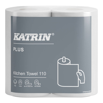 89673 Katrin plus ręcznik kuchenny w roli 24,2m 2-warstwowy celuloza 18 rolek