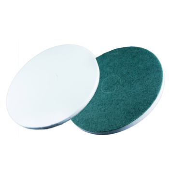 MA17PIANKA Pad czyszczący 17" z pianki melaminowej SUPER PAD biało-zielony do maszyn