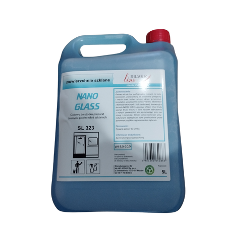 SL323 Nano Glass Gotowy do użytku preparat do mycia powierzchni szklanych 5l
