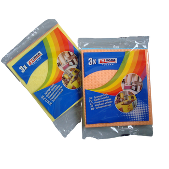 SCI/GABKA/3 Ścierka gąbczasta 3 szt. – superchłonna do codziennego sprzątania