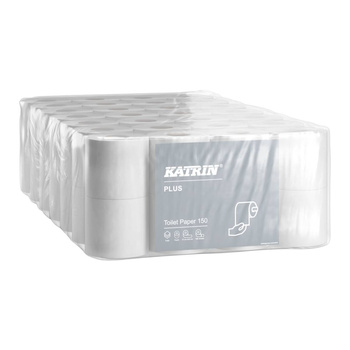 16525 Katrin Plus papier toaletowy 17,25m 3-warstwowy celuloza 56 rolek