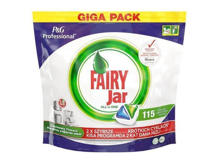 FAIRY JAR kapsułki do zmywarki 115szt