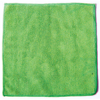 SCMU40/40Z02 Ścierka z mikrofibry 40x40 cm zielona 250g/m² do czyszczenia na sucho i mokro