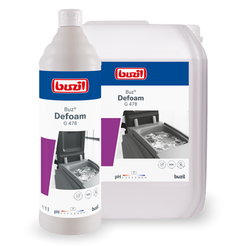 G478 Buzil Buz Defoam Neutralizator piany do zastosowania w maszynach 1l