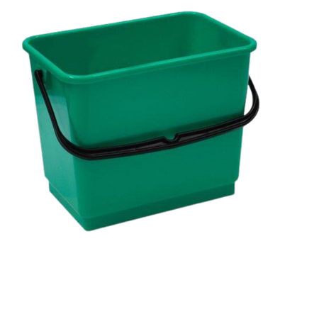 FI0000SE0104F Wiadro 4 L plastikowe z uchwytem i podziałką – do sprzątania i wózków serwisowych
