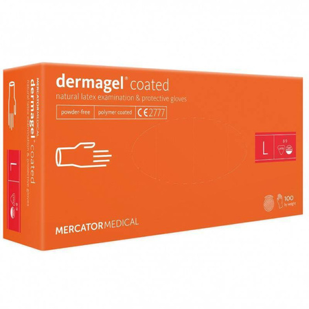 RLATB08/B100L Rękawice lateksowe pudrowe rozmiar L 100 szt.