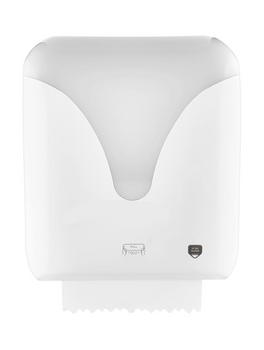 DR.S010B.20 Dozownik systemowy do ręczników papierowych Rulopak Elite Autocut biały 303052