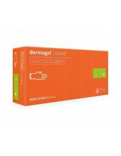 RLATB08/B100S/S Rękawice lateksowe DERMAGEL bezpudrowe rozmiar S 100 szt.