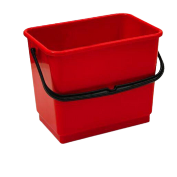 FI0000SE0104B Wiadro 4 L plastikowe z uchwytem i podziałką – do sprzątania i wózków serwisowych