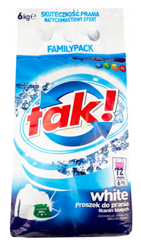 TAK Proszek do prania tkanin białych 6kg
